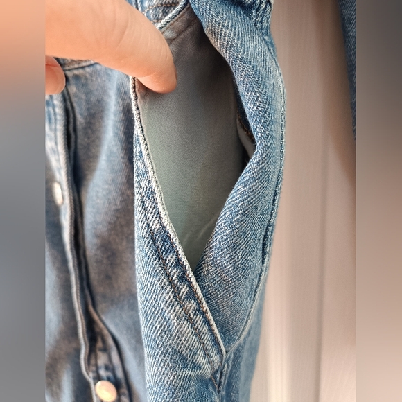 Levi's Flynn Western Dress Large - Picture 10 of 14